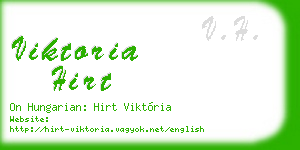 viktoria hirt business card